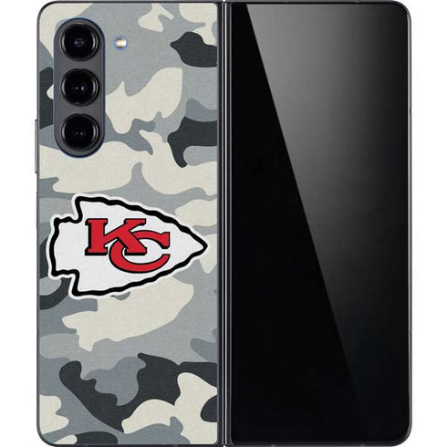 NFL Kansas City Chiefs Camo Galaxy Z Fold5 5G Skin