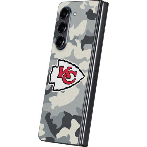 NFL Kansas City Chiefs Camo Galaxy Z Fold5 5G Skin