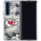 NFL Kansas City Chiefs Camo Galaxy Z Fold6 Clear Case