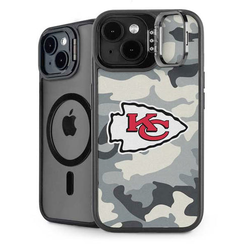 NFL Kansas City Chiefs Camo iPhone 14 Kickstand Case