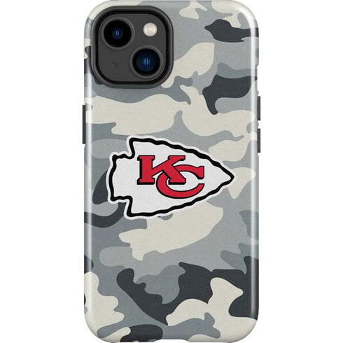 NFL Kansas City Chiefs Camo iPhone 15 Impact Case