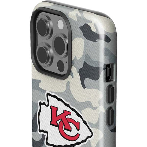 NFL Kansas City Chiefs Camo iPhone 15 Pro Impact Case