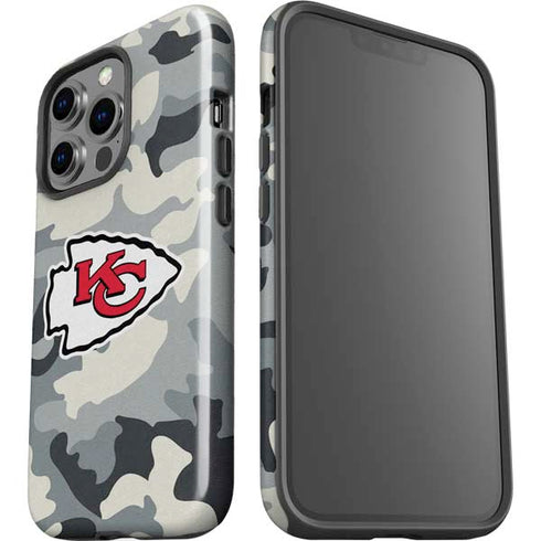 NFL Kansas City Chiefs Camo iPhone 15 Pro Impact Case