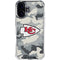 NFL Kansas City Chiefs Camo iPhone 16 Clear Case
