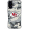 NFL Kansas City Chiefs Camo iPhone 16 Plus Clear Case