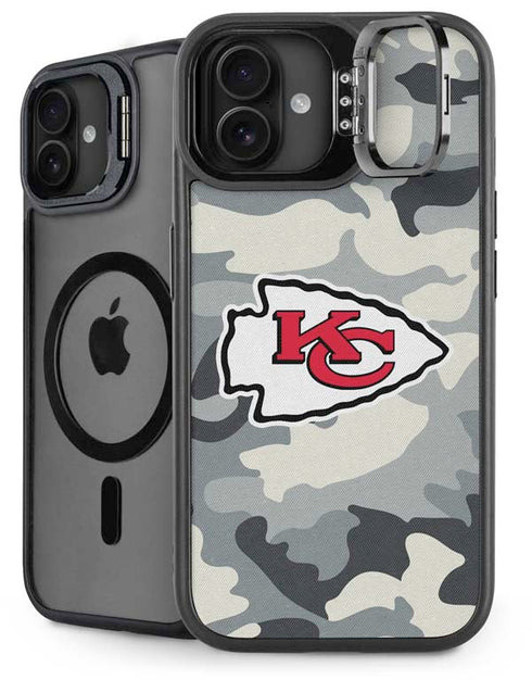 NFL Kansas City Chiefs Camo iPhone 16 Plus Kickstand Case