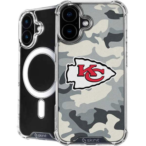 NFL Kansas City Chiefs Camo iPhone 16 Plus MagSafe Case
