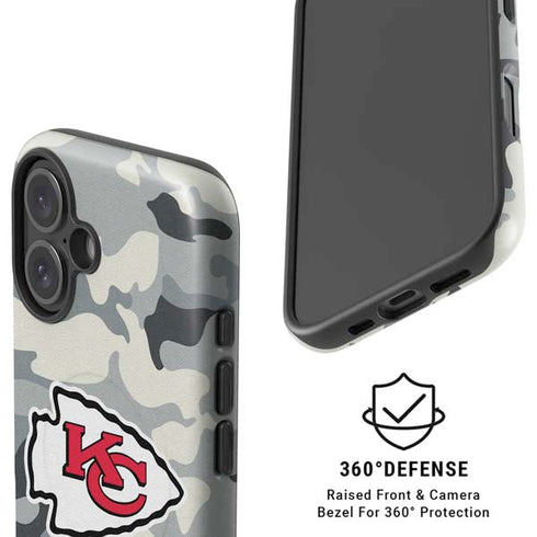 NFL Kansas City Chiefs Camo iPhone 16 Plus Magsafe Impact Case
