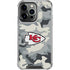 NFL Kansas City Chiefs Camo iPhone 16 Pro Clear Case