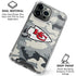 NFL Kansas City Chiefs Camo iPhone 16 Pro Clear Case