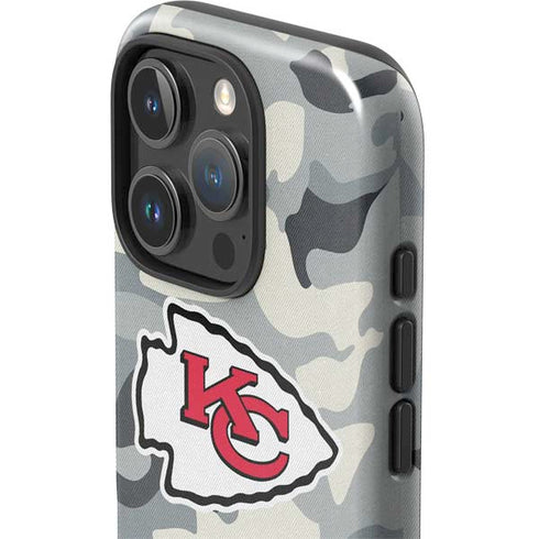 NFL Kansas City Chiefs Camo iPhone 16 Pro Impact Case