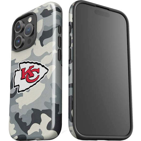 NFL Kansas City Chiefs Camo iPhone 16 Pro Impact Case