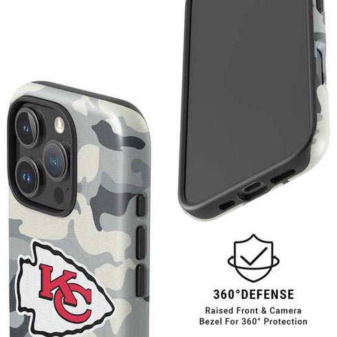 NFL Kansas City Chiefs Camo iPhone 16 Pro Magsafe Impact Case