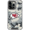 NFL Kansas City Chiefs Camo iPhone 16 Pro Max Clear Case