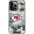 NFL Kansas City Chiefs Camo iPhone 16 Pro Max Clear Case