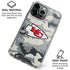 NFL Kansas City Chiefs Camo iPhone 16 Pro Max Clear Case