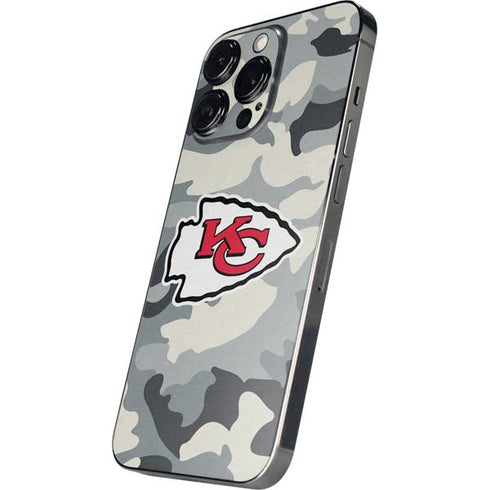NFL Kansas City Chiefs Camo iPhone 16 Pro Skin