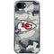 NFL Kansas City Chiefs Camo iPhone 16e Clear Case