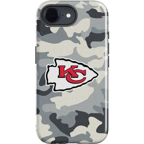NFL Kansas City Chiefs Camo iPhone 16e Impact Case