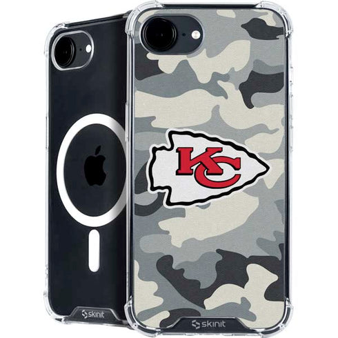 NFL Kansas City Chiefs Camo iPhone 16e MagSafe Case