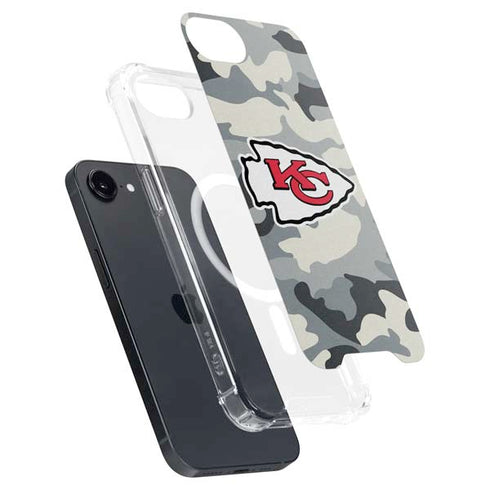 NFL Kansas City Chiefs Camo iPhone 16e MagSafe Case