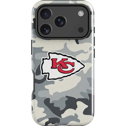 NFL Kansas City Chiefs Camo iPhone 18 Pro Impact Case
