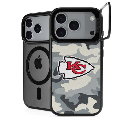 NFL Kansas City Chiefs Camo iPhone 18 Pro Max Kickstand Case