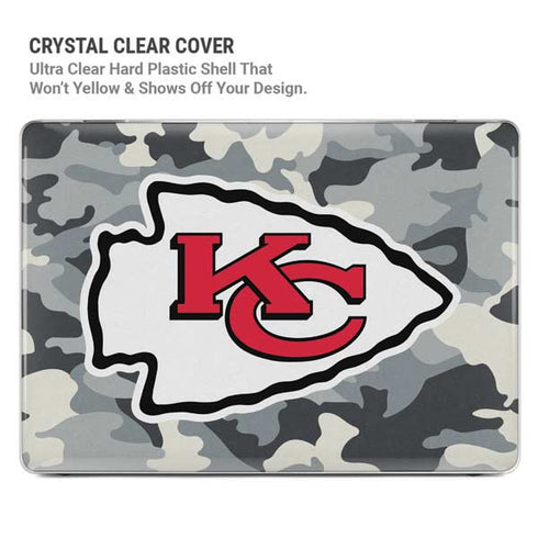NFL Kansas City Chiefs Camo MacBook Pro 14in (2021-24) Case plus Skin
