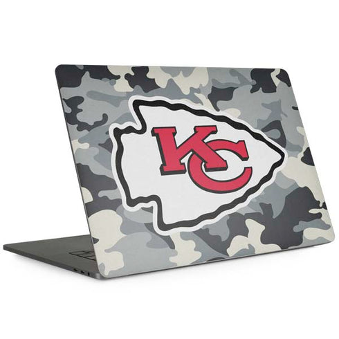 NFL Kansas City Chiefs Camo MacBook Skins