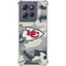 NFL Kansas City Chiefs Camo Moto G 5G (2025) Clear Case