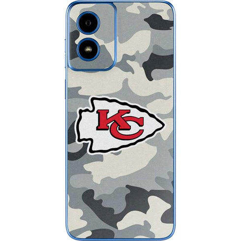 NFL Kansas City Chiefs Camo Moto G Play 4G (2024) Skin