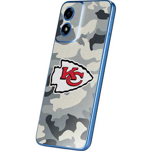 NFL Kansas City Chiefs Camo Moto G Play 4G (2024) Skin
