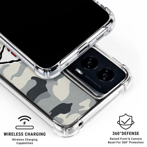 NFL Kansas City Chiefs Camo Moto G Power 5G (2024) Clear Case