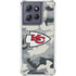 NFL Kansas City Chiefs Camo Moto G Power 5G (2025) Clear Case