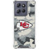 NFL Kansas City Chiefs Camo Moto G Stylus 5G (2025) Clear Case