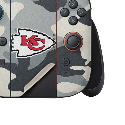 NFL Kansas City Chiefs Camo Nintendo Switch 2 (2025) Joy-Con Controller Skin