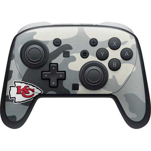 NFL Kansas City Chiefs Camo Nintendo Switch 2 (2025) Pro Controller Skin