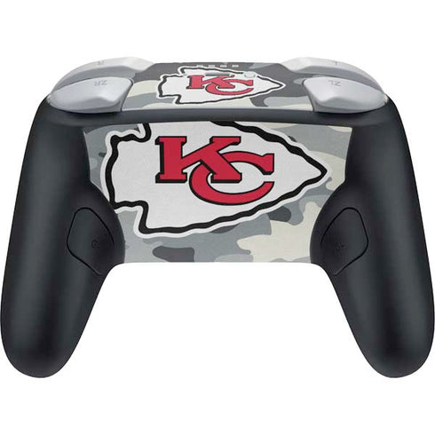 NFL Kansas City Chiefs Camo Nintendo Switch 2 (2025) Pro Controller Skin