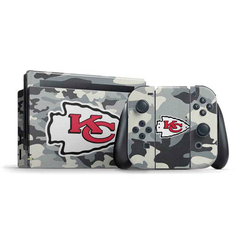 NFL Kansas City Chiefs Camo Nintendo Skins