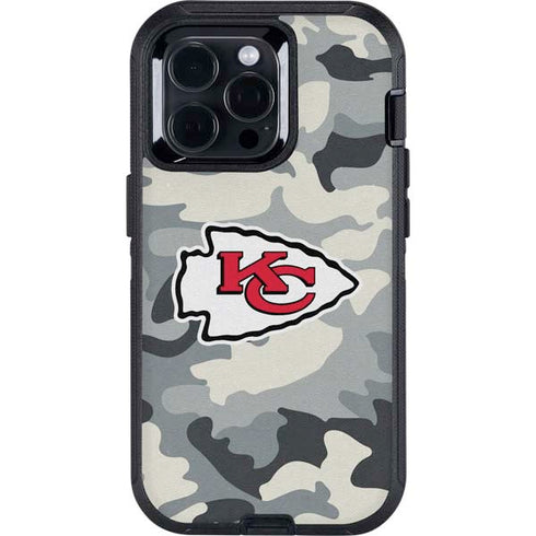 NFL Kansas City Chiefs Camo Otterbox Defender iPhone Skin