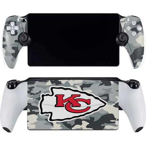 NFL Kansas City Chiefs Camo PlayStation Portal Remote Player Skin