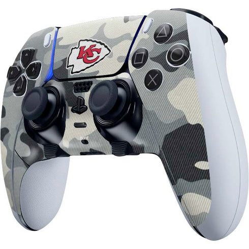 NFL Kansas City Chiefs Camo PS5 DualSense Edge Pro Controller Skin