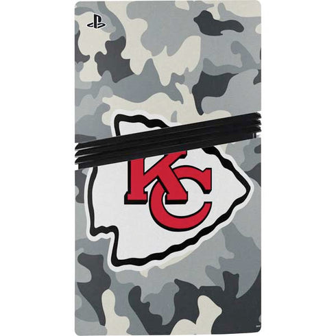 NFL Kansas City Chiefs Camo PS5 Pro Console Skin