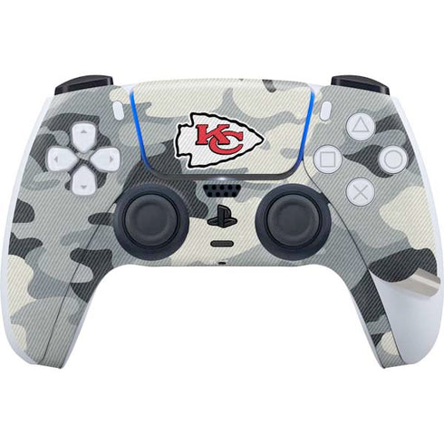 NFL Kansas City Chiefs Camo PS5 Pro Disk Bundle Skin