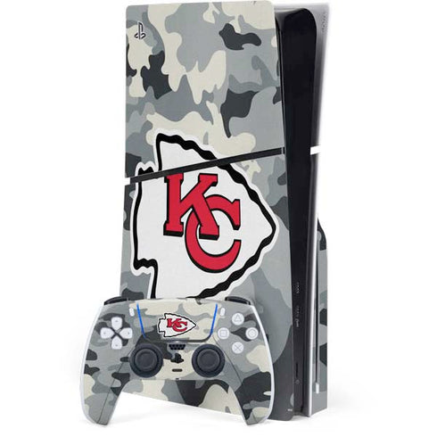 NFL Kansas City Chiefs Camo PlayStation PS5 Skins