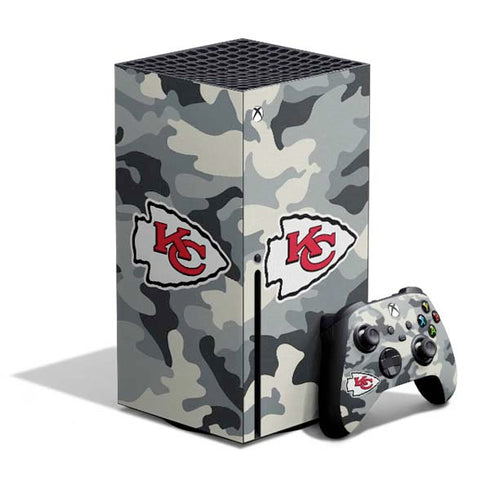 NFL Kansas City Chiefs Camo Xbox Series X Skins