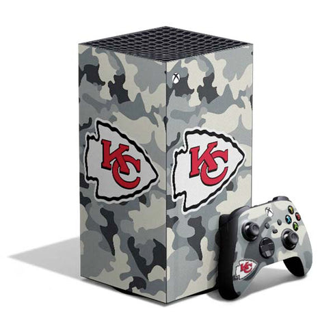 NFL Kansas City Chiefs Camo XBox Series X Digital Edition Bundle Skin