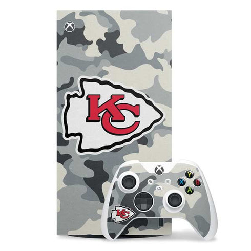 NFL Kansas City Chiefs Camo Xbox Series X Skins
