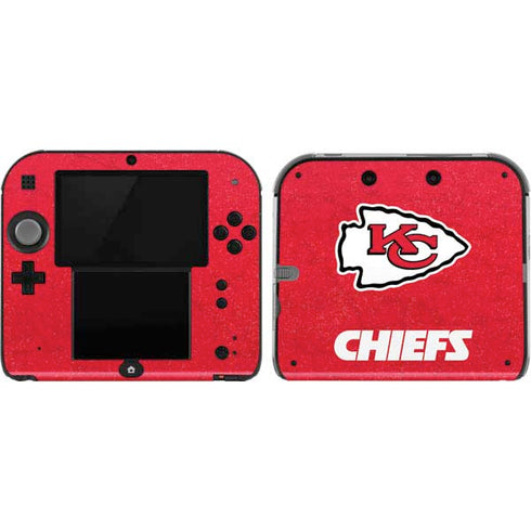 NFL Kansas City Chiefs Distressed Nintendo Skins