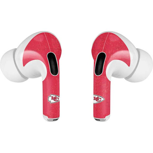 NFL Kansas City Chiefs Distressed AirPods Pro 2nd Gen Skin